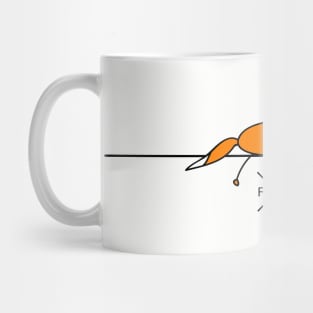 Funny sleeping fox Mug